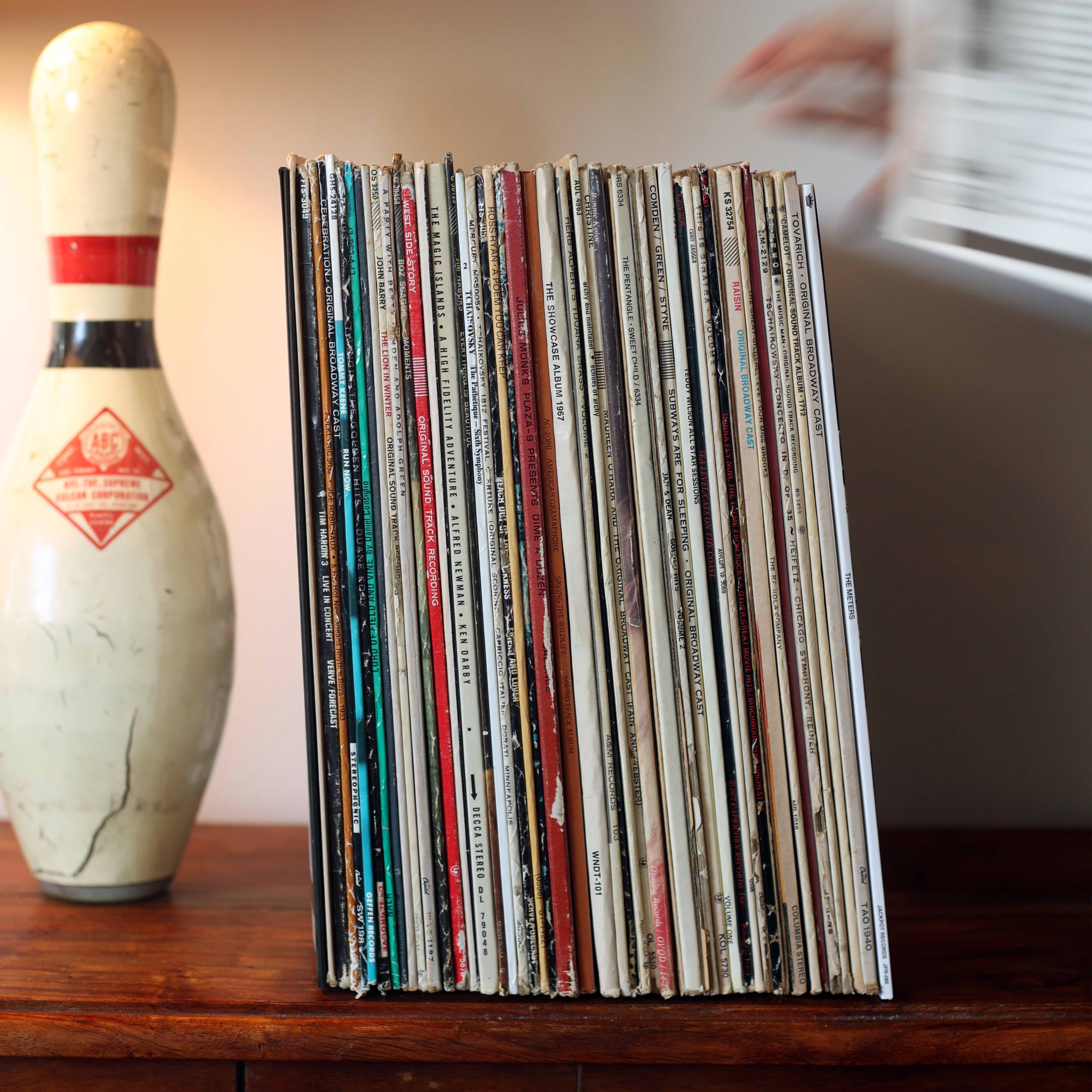 The Deluxe Tallboy Vinyl Record Storage – WickerWoodWorks