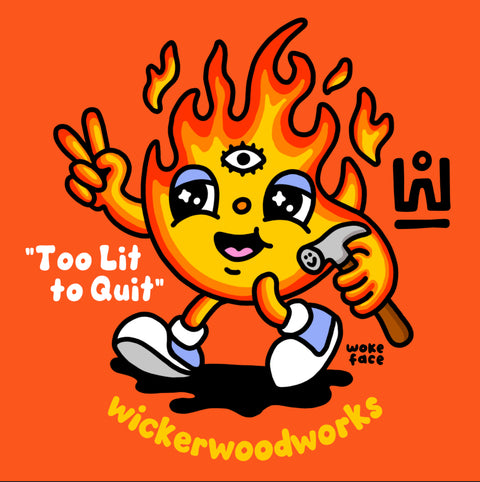 Wicker Fire Sticker Pack
