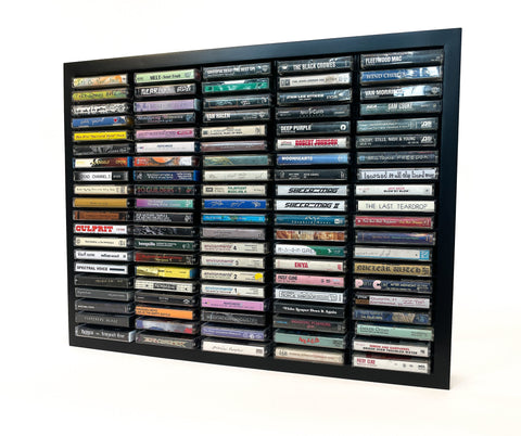 100 Cassette Tape Display Shelf