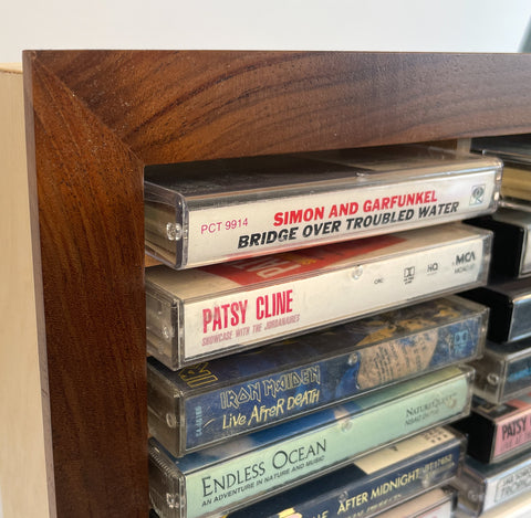 100 Cassette Tape Display Shelf