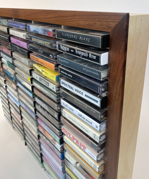 100 Cassette Tape Display Shelf