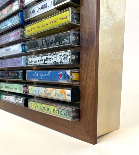 100 Cassette Tape Display Shelf