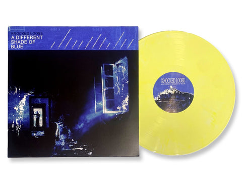 Knocked Loose - A Different Shade of Blue (Limited Edition Marbled Yellow Colored Vinyl)