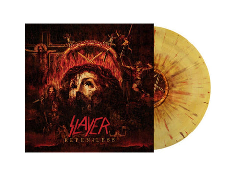 Slayer - Repentless (Beer Mustard Swirl w/ Red & Brown Splatter Colored Vinyl)