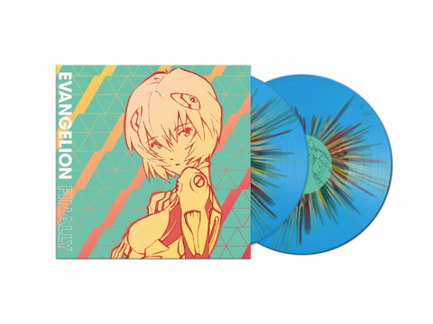 Evangelion Finally Soundtrack (Blue Rei-nbow Splatter Colored Vinyl)