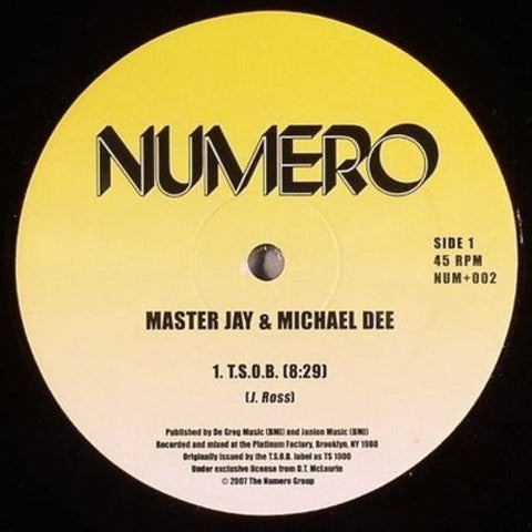 Master Jay / Michael Dee - T.S.O.B. / Instrumental [12" Vinyl]