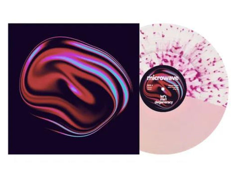 Microwave - Let's Start Degeneracy (Baby Pink / Clear w/ Purple Splatter Colored Vinyl, Indie Exclusive)