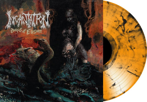 Incantation - Dirges of Elyzium (Transparent Red / Black Marble Vinyl) [LP]