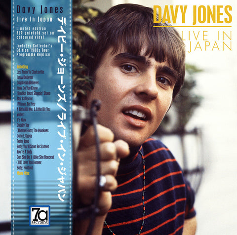 Davy Jones - Live In Japan (Red, White & Blue Vinyl) [LP]
