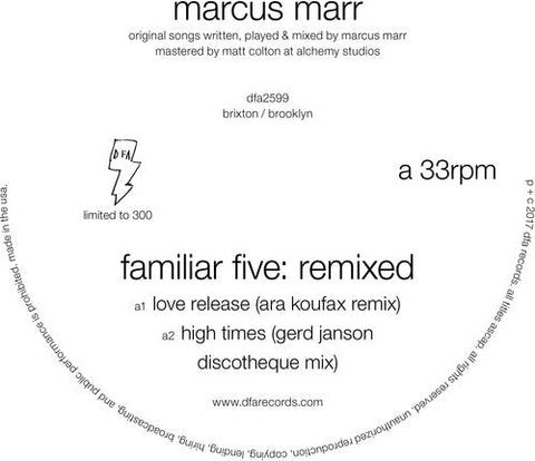 Marcus Marr - Familiar Five: Remixed [LP]