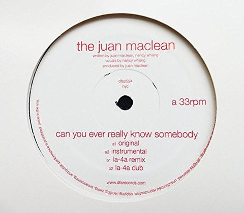 Juan Maclean - Can You Ever Really Know Somebody [LP]