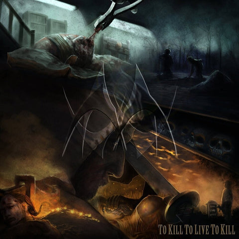 Manticora - To Kill to Live to Kill & To Live to Kill to Live (Blue Vinyl) [LP]