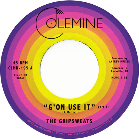 Gripsweats - G'on Use It [7" Vinyl]
