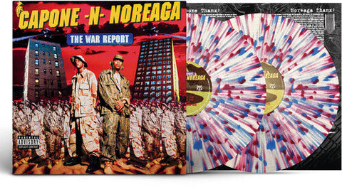 Capone-N-Noreaga - The War Report (Clear Vinyl with Red & Blue Splatter Vinyl) (Vinyl LP)