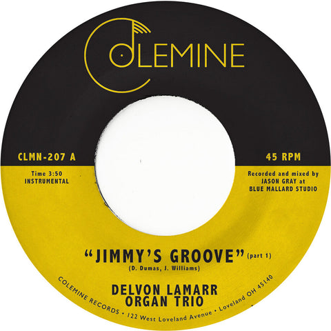 Delvon Lamarr Organ Trio - Jimmy's Groove [7" Vinyl]