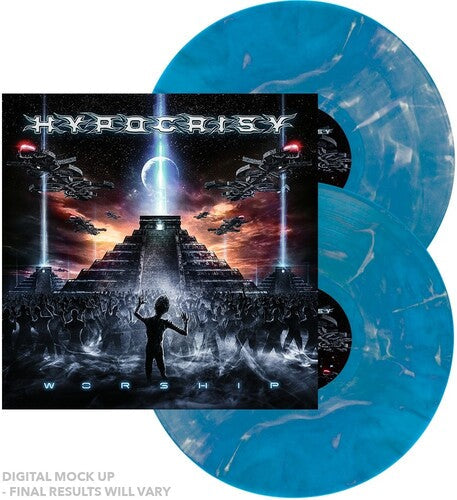 Hypocrisy - Worship (IEX) (Blue & White Marble) (Vinyl LP)