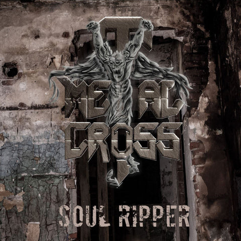 Metal Cross - Soul Ripper (Grey & Black) [LP]