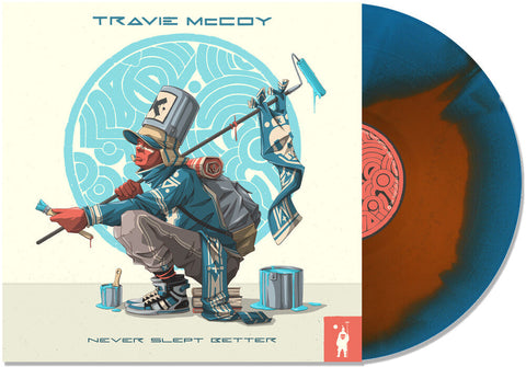 Travie Mccoy - Never Slept Better (Blue) [Colored Vinyl] (Org)