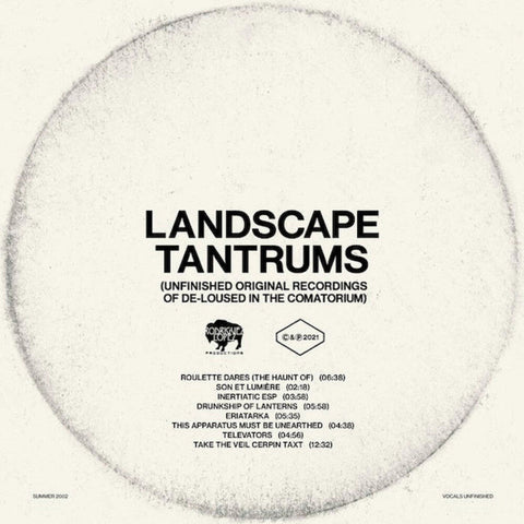 The Mars Volta - Landscape Tantrums: Unfinished Original Recordings Of De-Loused In The Comatorium - Clear Vinyl [LP]