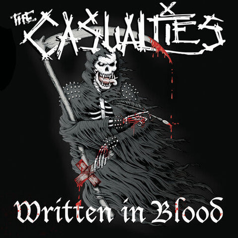 The Casualties - Written In Blood - White (Vinyl LP)
