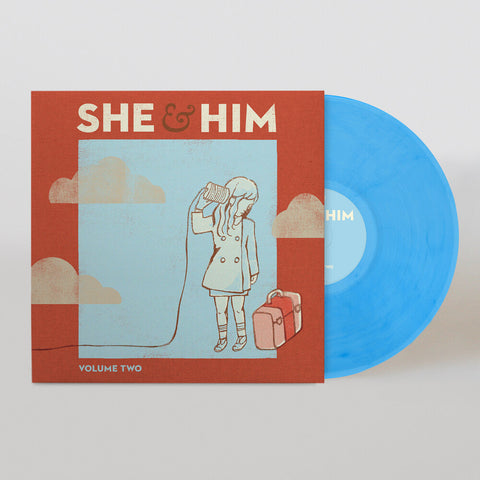 She & Him - Volume Two - Sky Blue (Blue) [Colored Vinyl]