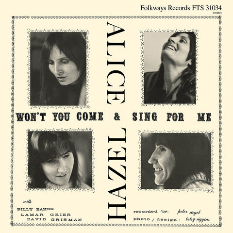 Hazel Dickens  / Gerrard,Alice - Won't You Come & Sing For Me [LP]