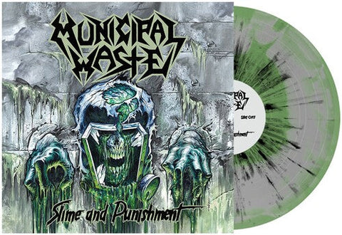 Municipal Waste - Slime and Punishment - Gray & Mint Swirl W/ Black Splatter (Vinyl LP)
