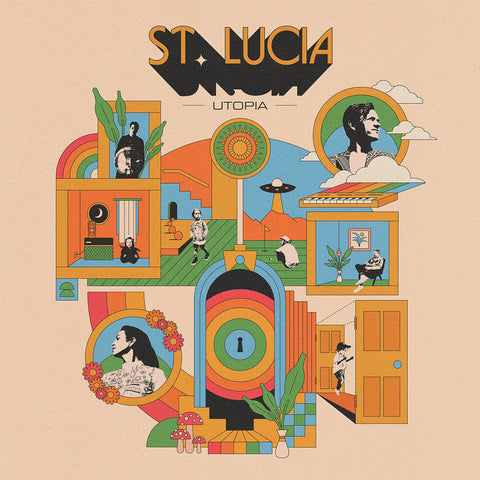 St. Lucia - Utopia - Easter Yellow & Baby Blue [LP]