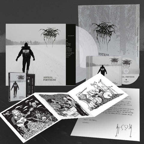 Darkthrone - Astral Fortress - Peaceville Store Exclusive Deluxe Edition, 140gm Clear Vinyl/CD/Cassette/A4 Letter/Art Prints [LP]