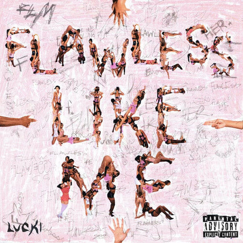 Lucki - Flawless Like Me - Pink & White Galaxy (Vinyl LP)