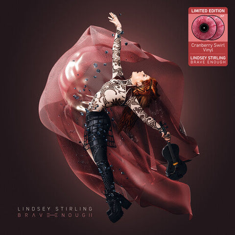 Lindsey Stirling - Brave Enough- Cranberry Swirl (Vinyl LP)