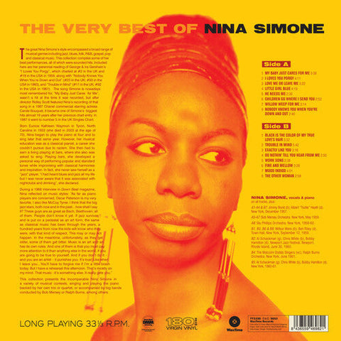 Nina Simone - Very Best Of Nina Simone - Limited 180-Gram Vinyl (Vinyl LP)