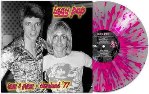 Iggy Pop - Iggy & Ziggy - Cleveland '77 - Silver/pink Splatter (Vinyl LP)