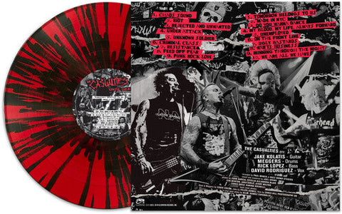 The Casualties - Until Death: Studio Sessions - RED/BLACK SPLATTER (Vinyl LP)