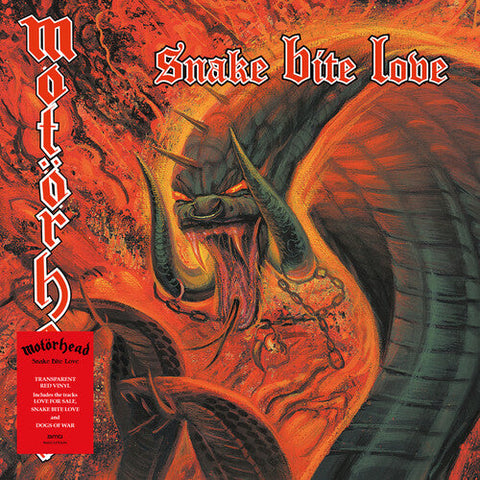 Motorhead - Snake Bite Love (Limited Edition Transparent Red Colored Vinyl)