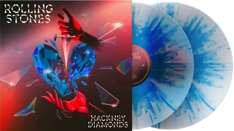 The Rolling Stones - Hackney Diamonds (Limited Edition Clear w/ Blue Splatter Colored Double Vinyl)