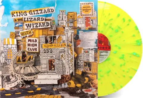 King Gizzard & The Lizard Wizard - Sketches Of Brunswick East [Yellow w/ Blue Splatter LP]