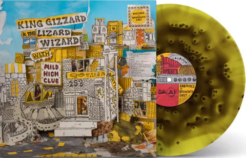 King Gizzard & The Lizard Wizard - Sketches Of Brunswick East (Migraine Edition) [Limited Edition Cloudy Yellow w/ Black Ice Colored Vinyl]