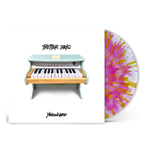 Yellowcard - Better Days (Limited Edition Pink & Yellow Splatter Colored Vinyl)
