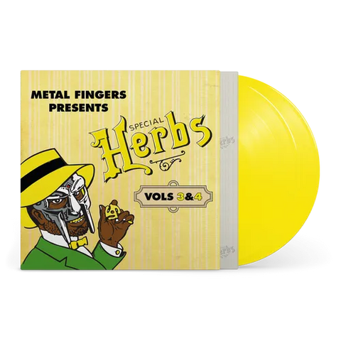 MF DOOM - Metal Fingers Presents: Special Herbs Vol. 3 & 4 [Lemon Yellow LP]