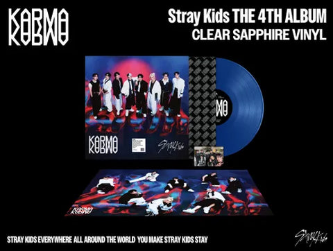Stray Kids - KARMA [CLEAR SAPPHIRE VINYL]