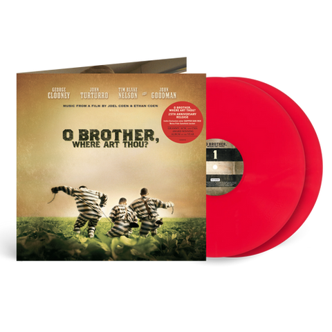 O Brother, Where Art Thou? - Original Motion Picture Soundtrack (25th Anniversary Dapper Dan Red 2x Vinyl)