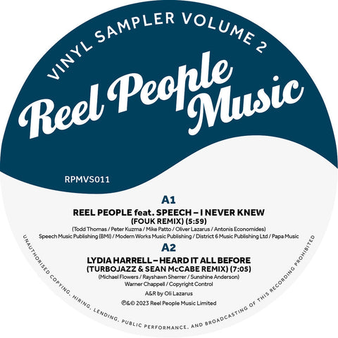 Reel People Music : Vinyl Sampler Vol. 3 / Various - Reel People Music : Vinyl Sampler Vol. 3 / Various [12" Vinyl]