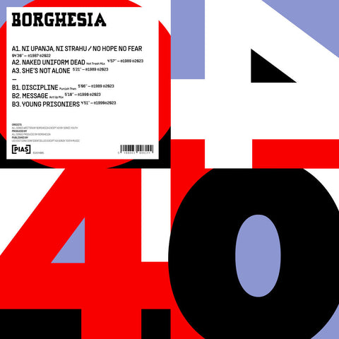 Borghesia - - Pias 40 [12" Vinyl]