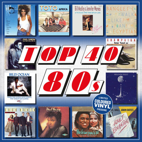 Various Artists - Top 40 80s / Various - 140-Gram Colored Vinyl (Vinyl LP)