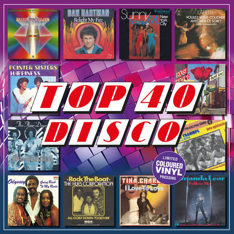 Top 40 Disco / Various - Top 40 Disco / Various [Colored Vinyl] (Ofgv) (Spla) (Hol)