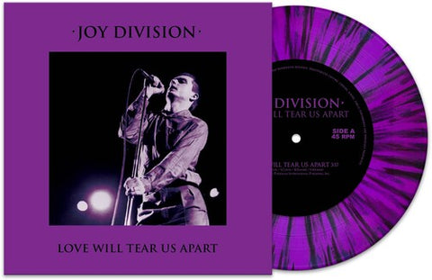 Joy Division - Love Will Tear Us Apart - Purple/black Splatter (7" Vinyl Single)