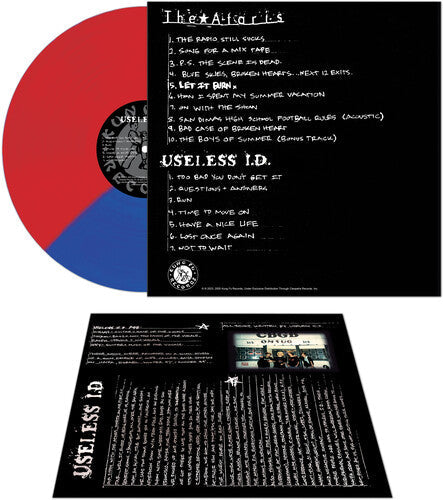 Ataris & Useless Id - Let It Burn - Red/blue Split (Vinyl LP)