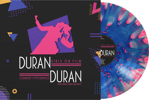 Duran Duran - Girls On Film - Complete 1979 Demos - BLUE W/PINK DOTS (Vinyl LP)