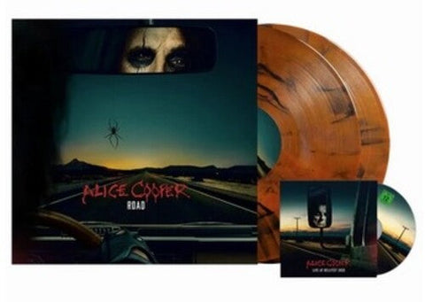 Alice Cooper - ROAD (ORANGE MARBLED Colored Vinyl 2LP + DVD)